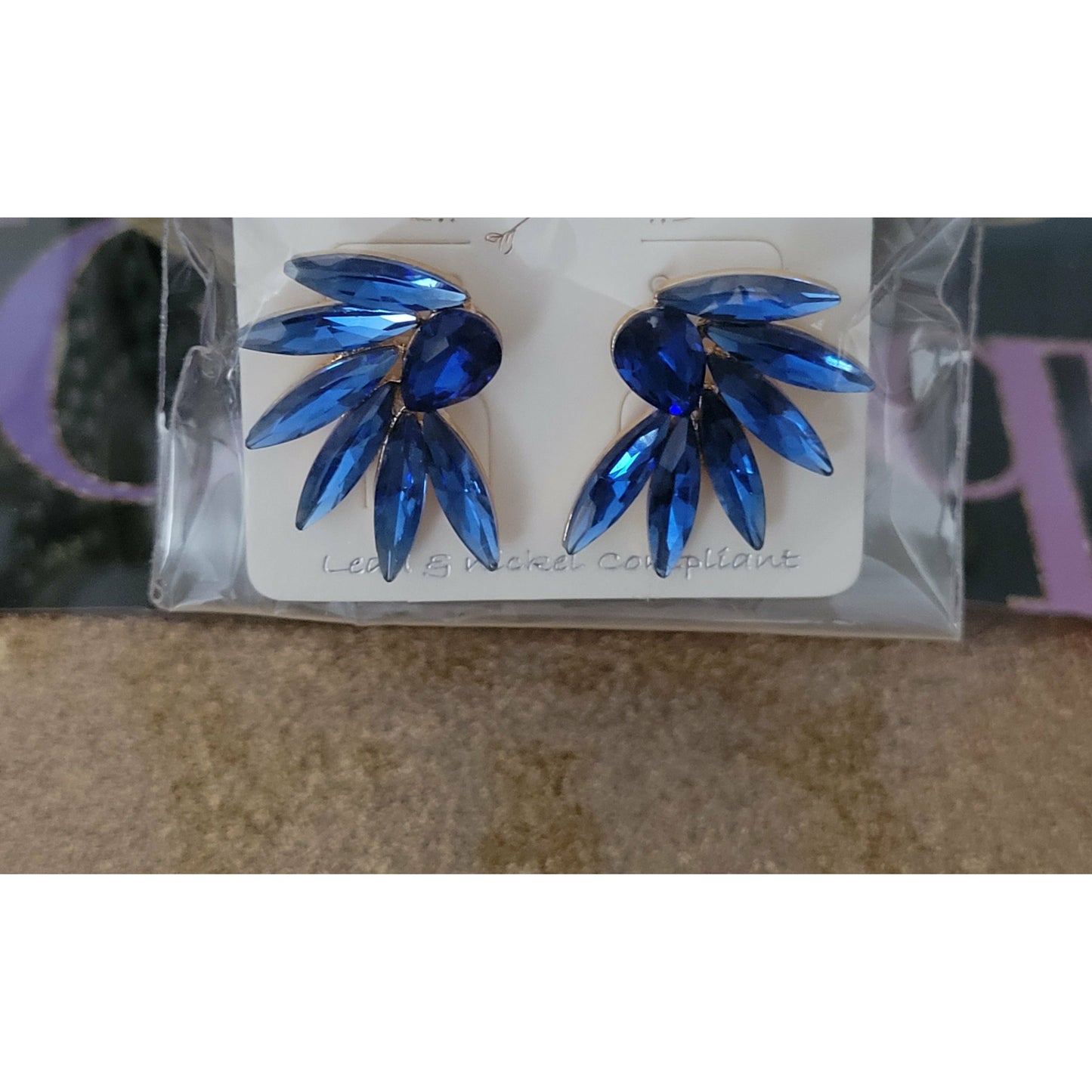 Blue Jay Blue Earrings